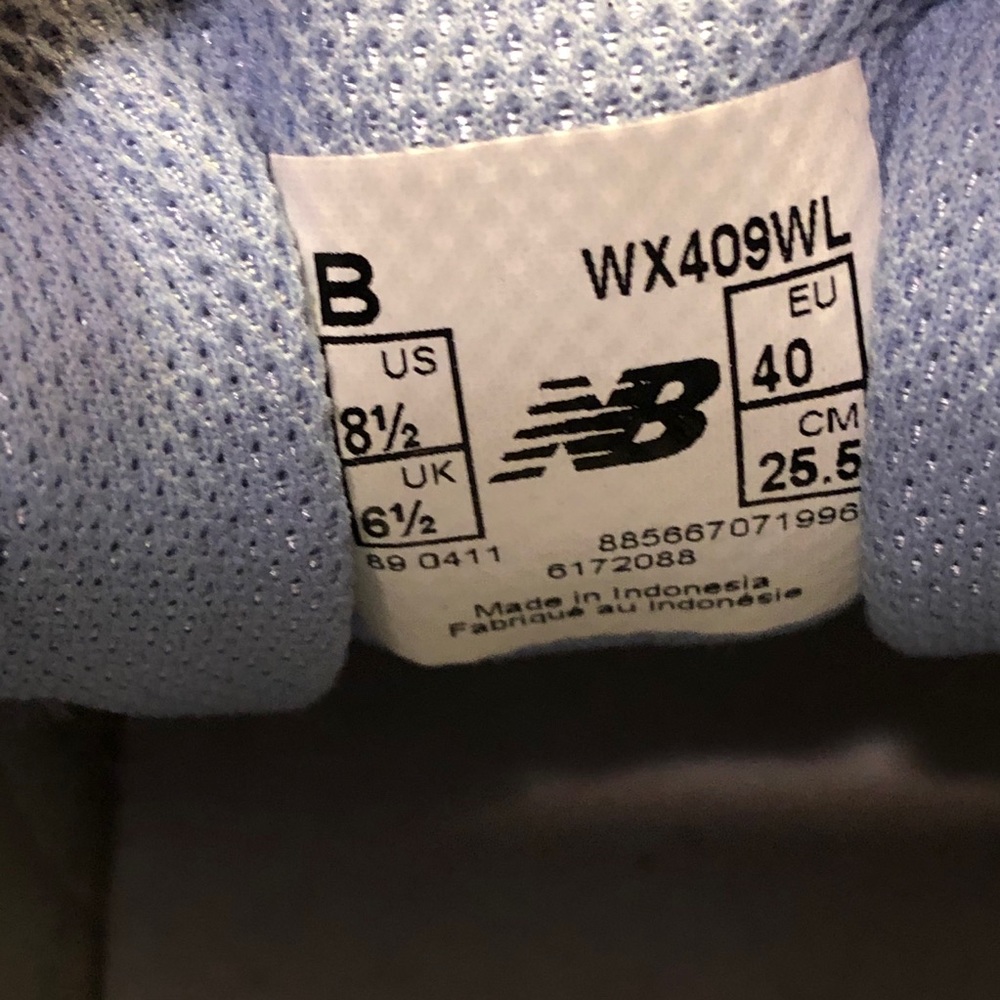 New Balance 409 cross training shoes women’s 8.5 - Picture 8 of 9